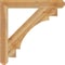 Ekena Millwork Merced Craftsman Rough Sawn Bracket, Western Red Cedar, 4"W x 34"D x 34"H BKT04X34X34MRC04RWR - alternate 3